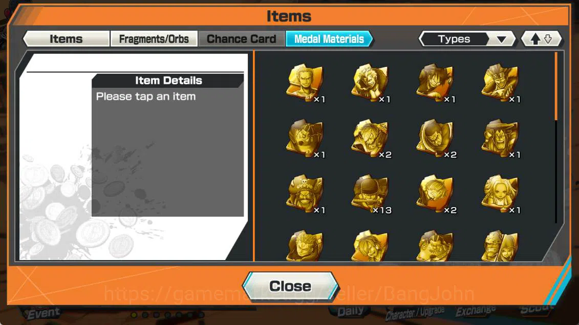 One Piece Bounty Rush Accounts Others GLOBAL | EX3 | onigashima zoro, S-snake seraph, Kuri Oden more detail check SS OPBR260B 12