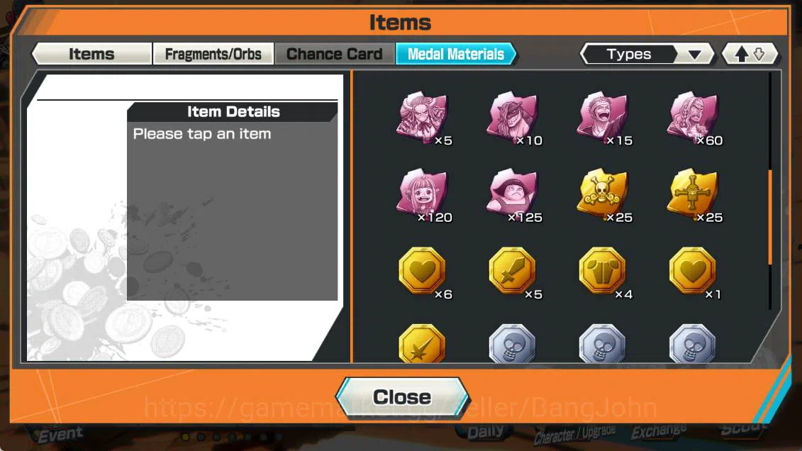 One Piece Bounty Rush Accounts Others GLOBAL | EX3 | onigashima zoro, S-snake seraph, Kuri Oden more detail check SS OPBR260B 13