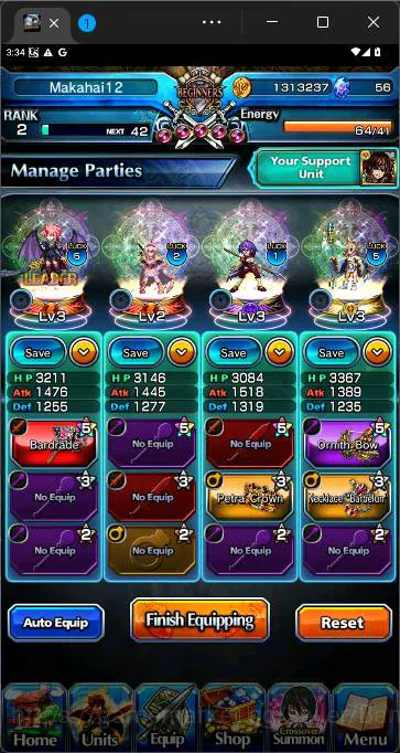 Grand Summoners Accounts Others GLOBAL|8 Ascend|Kirisame,Arthur Pencilgon,Shizu,SS Liza,Madaka Kaname,S 3