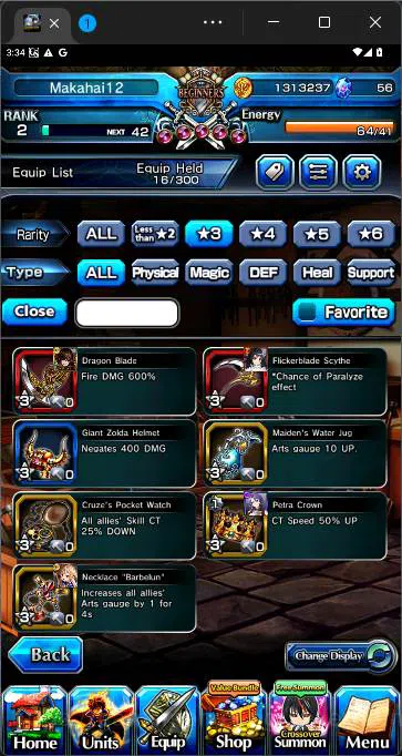 Grand Summoners Accounts Others GLOBAL|8 Ascend|Kirisame,Arthur Pencilgon,Shizu,SS Liza,Madaka Kaname,S 7