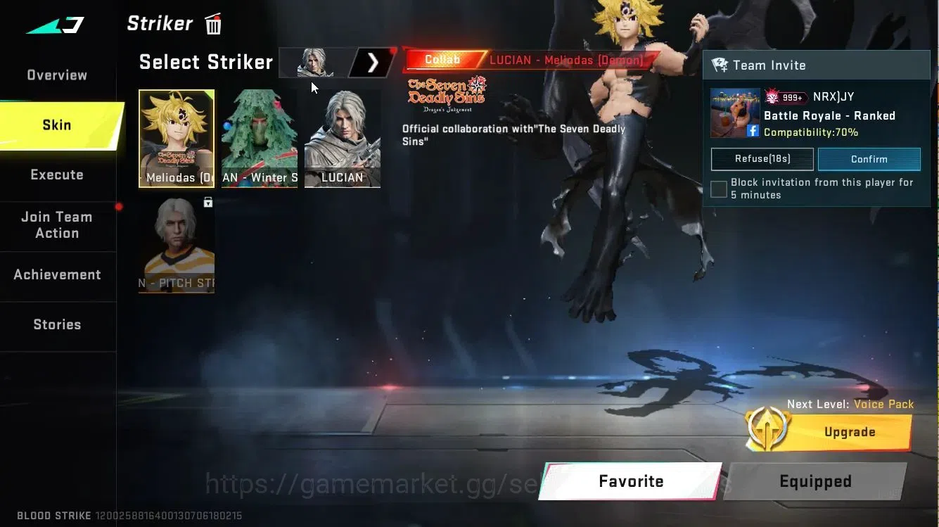 Blood Strike Accounts ASIA|Collab BLEACH[Ethan-Byakuya]+TOKREV[Jack-Take image 12