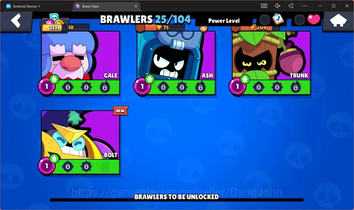 Brawl Stars Accounts Global |2239 Trophy|25 Brawler|2 Max Hypercharge(B image 9