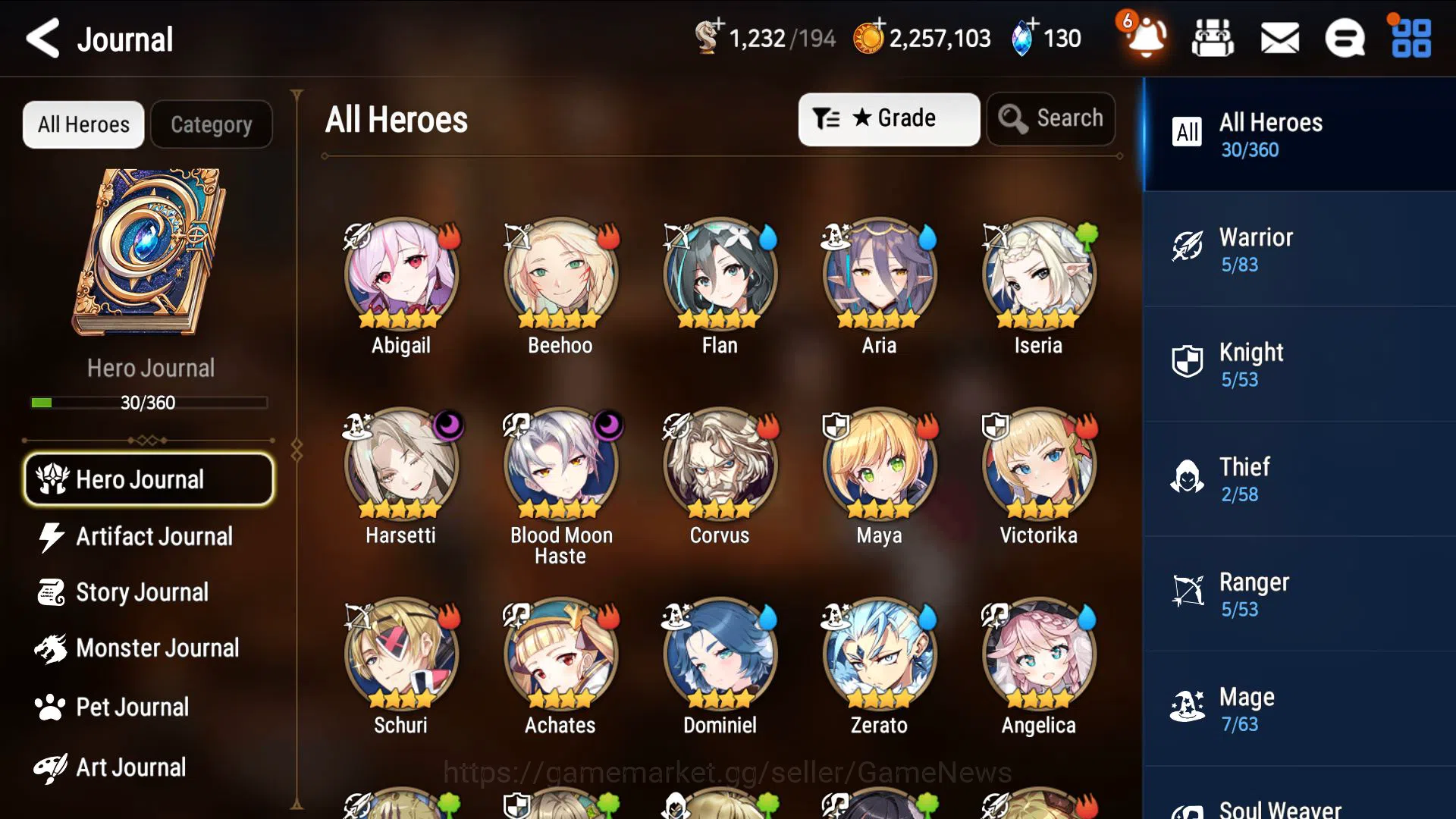 Epic Seven Accounts Global UnVerif|3ML(Har seti,BM Haste,Vildred)1.2K image 12