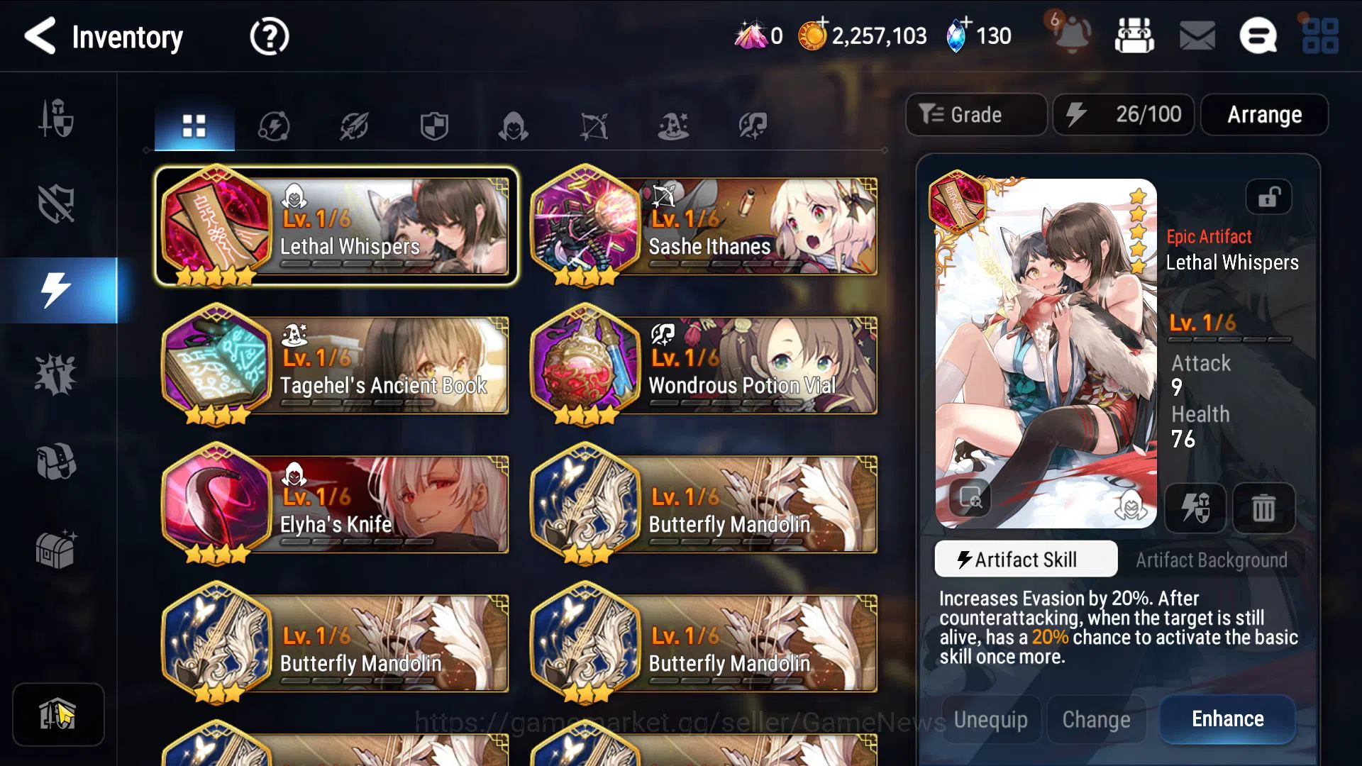 Epic Seven Accounts Global UnVerif|3ML(Har seti,BM Haste,Vildred)1.2K image 8