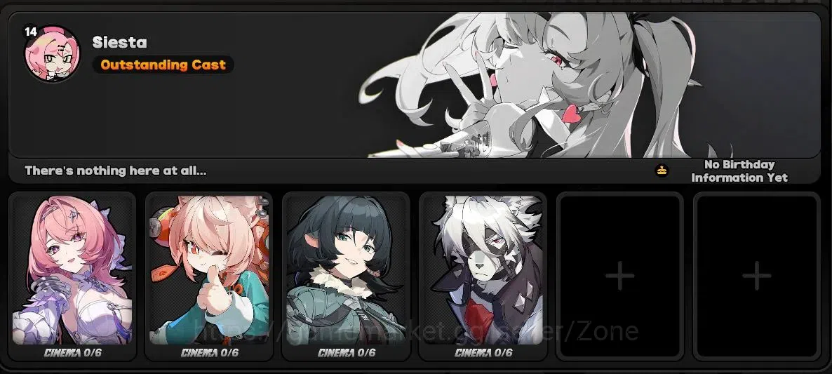 Zenless Zone Zero Accounts Starter ASIA|IK 14|Starter Prolog| Remielle,Zhao,Jane Doe,Lycaon|1 *5Wep | MC 1
