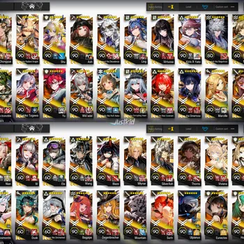Arknights Accounts High-End ARKNIGHTS GLOBAL LV.120 , 27/29 LIMITED , 118*6 , 393 (95.6%) T.O , 189 E2 , FULL COLLABS , FULL