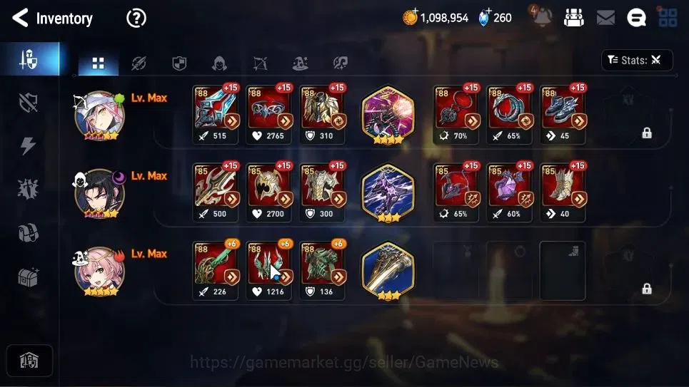 Epic Seven Accounts GLOBAL UnVerif|New Era|2 ML(Har Setti,DragonK Shar image 12