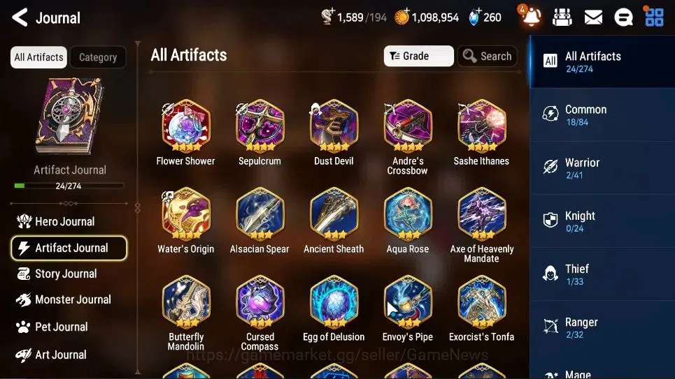 Epic Seven Accounts GLOBAL UnVerif|New Era|2 ML(Har Setti,DragonK Shar image 8