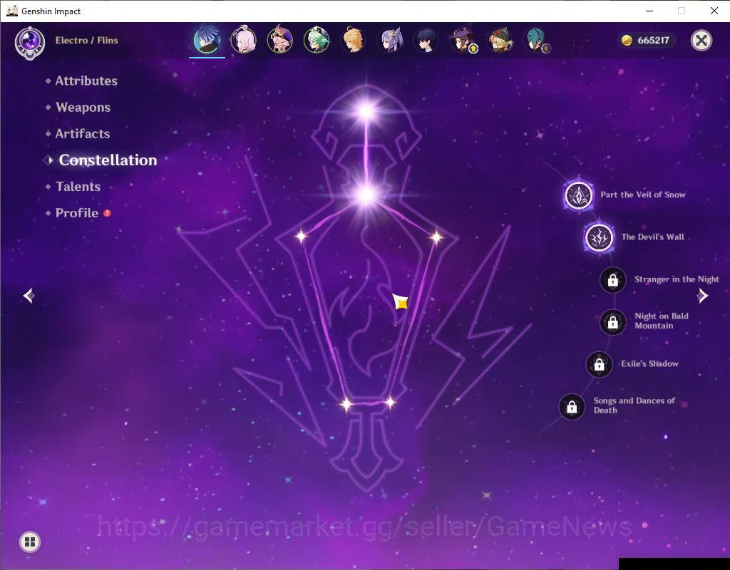 Genshin Impact Accounts Mid Game ASIA|AR 51|1 Limited+22(*4Character)|Flins C2|MC Male|Fregile Resin 22|Low Explore 4