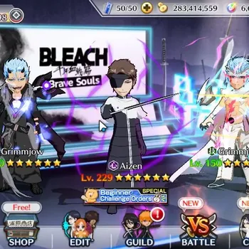 Bleach: Brave Souls Accounts Starter GLOBAL|202K BP+6,6K Orb|Fresh All Story|11th Anniv