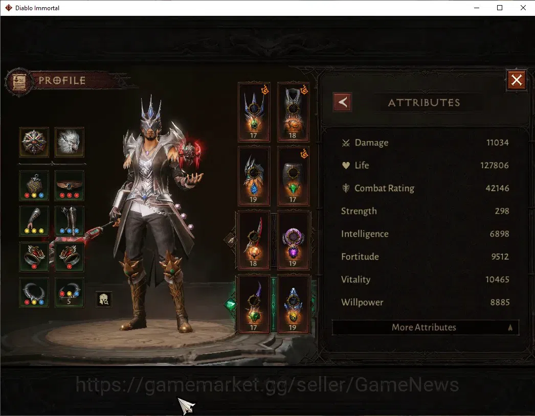 Diablo Immortal Accounts EU - aranoch|CS ON|Lv60(742)|Tempest|42k CR|Reso 3 image 3