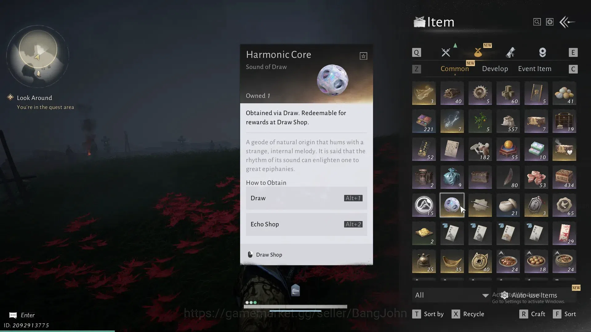 Where Winds Meet Accounts ASIA|SelectOn 1 Harmonic Core|MC Male|27K Power|LV97|Vitality70|5444 1