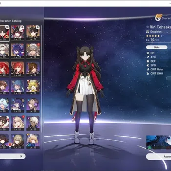 Honkai Star Rail Accounts Others Asia|TL 60|8 Limited|(Rin Tohsaka,Archer)+Sign,Firefly,Sparkle,The