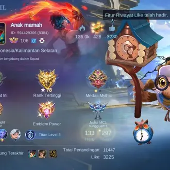 Mobile Legends: Bang Bang Accounts Others Hero 133|Skin 297|Renowned|KOF Karina|AOT Fanny|Naruto Gaara|Prime Granger|STAR
