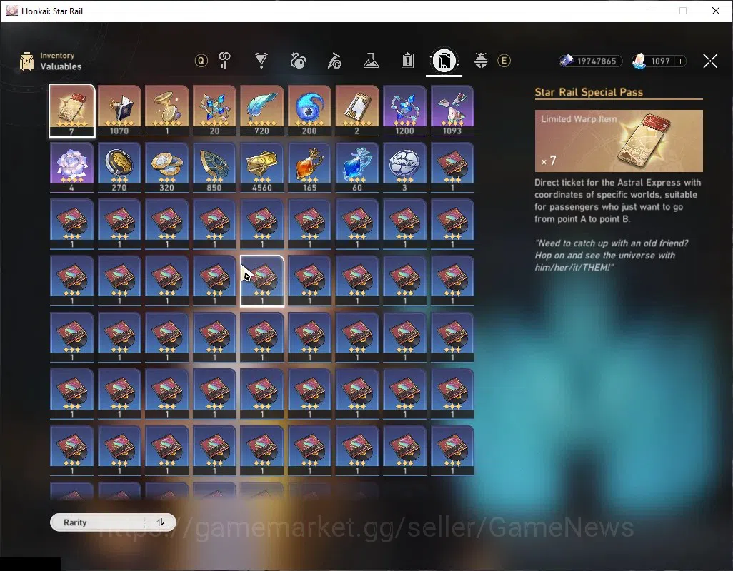 Honkai Star Rail Accounts Others Asia|TL 65|7 Limited|(Silver Wolf 999 E1,Evanescia,Firefly)+Sign,The Dahlia,Huohuo,Fu 11