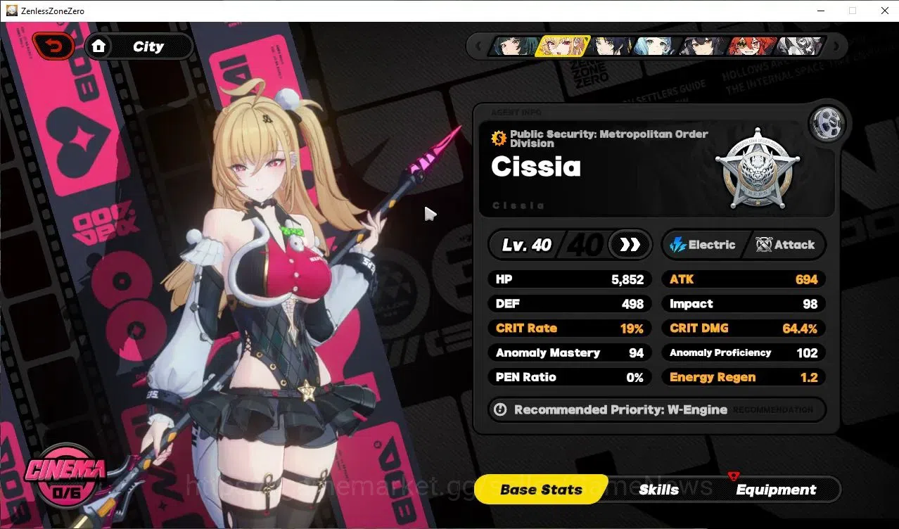 Zenless Zone Zero Accounts EU|IK 44|S1 Epilogue|4 Limited [Cissia,Astra Yao,S image 17