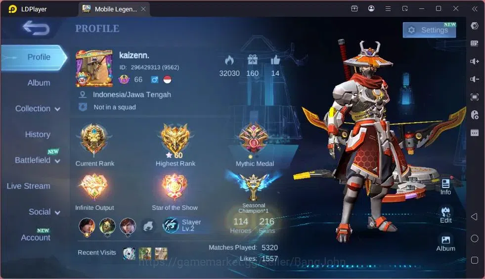 Mobile Legends: Bang Bang Accounts Global|Hero 114|Skin 216|Expert|Collector Natalia+ image 15