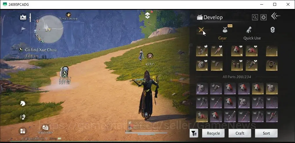 Where Winds Meet Accounts GLOBAL|Lv95|2HC|GS 31K|Luminus Drift|Abys Conq|Pea image 13