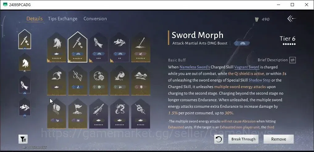 Where Winds Meet Accounts GLOBAL|Lv95|2HC|GS 31K|Luminus Drift|Abys Conq|Pea image 9