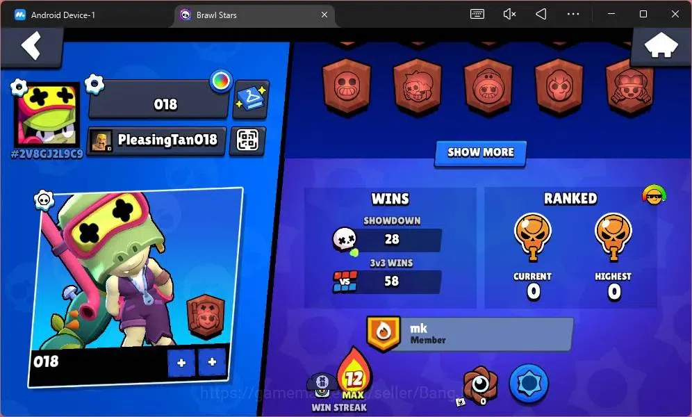 Brawl Stars Accounts Global | 1620 Thropy | 21 Brawler |2 Max (Griff,Al image 3