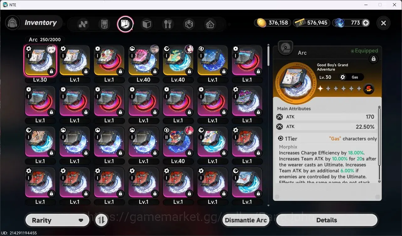 Neverness to Everness Accounts SEA | Lv 22 | 4 S-Class (Lacrimosa A2+Sign,Nanally image 11