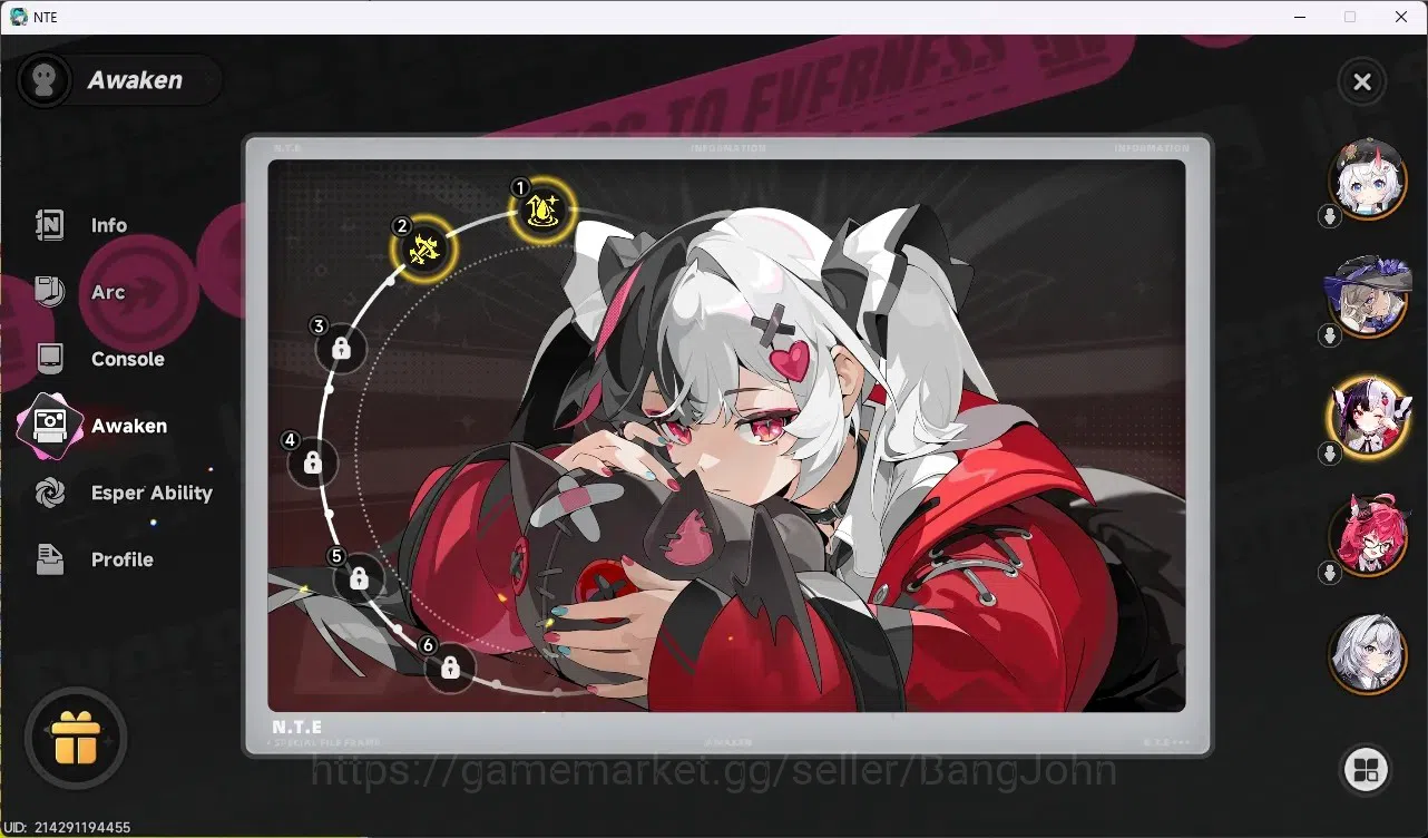 Neverness to Everness Accounts SEA | Lv 22 | 4 S-Class (Lacrimosa A2+Sign,Nanally image 4