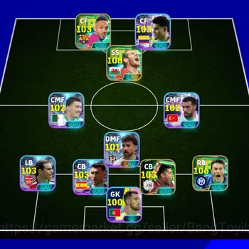 eFootball Accounts Starter Bale 108 dan Javier Zanetti manager mourinho new dan hadiah divisi Cagliafori