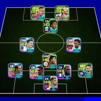 eFootball Accounts Starter Bale 108 dan Javier Zanetti manager mourinho new dan hadiah divisi Cagliafori
