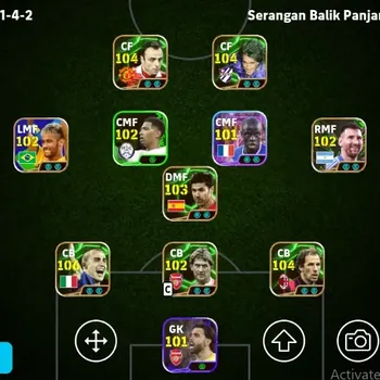 eFootball Accounts Legends & Iconic Players Android|PW 3190|BigT Makalele,Epic Canavaro,Epic Xabi Alonso,Epic Franco