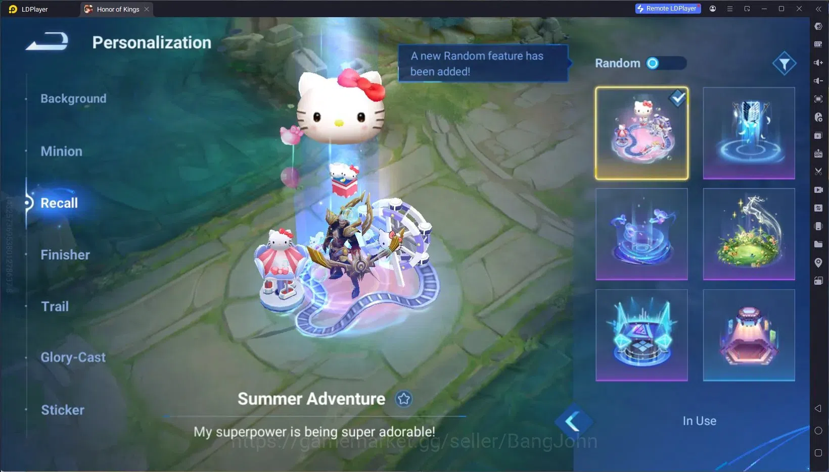 Honor of Kings Accounts Global|110H 84S|Grandmaster Gan & Mao, Hello Kitty image 10