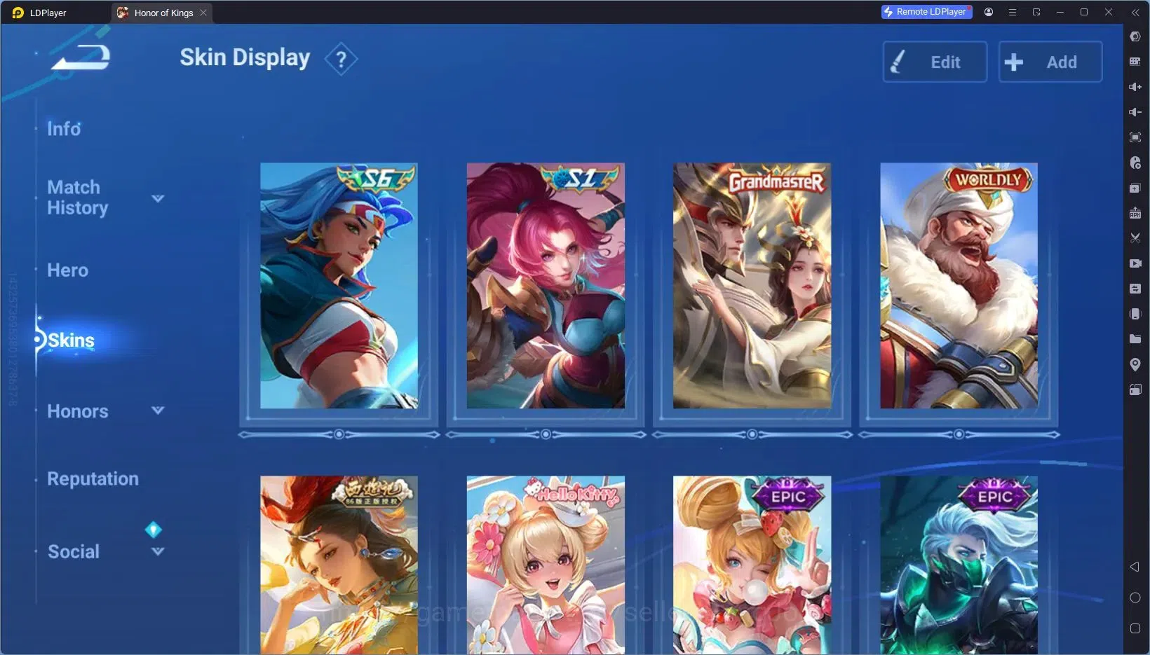 Honor of Kings Accounts Global|110H 84S|Grandmaster Gan & Mao, Hello Kitty image 4