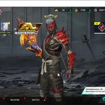 Blood Strike Accounts Collab Skin ASIA|3 ETERNAL INP-9 Golden Elegy,MP7 Tidesong,DEagle|Ultra Melee Lightblade Dark