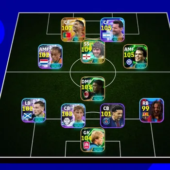 eFootball Accounts Legends & Iconic Players COLECTIVE 3220+ | BIG TIME C RONALDO x NEW LIONEL MESSI x NEW GEORGE BEST x
