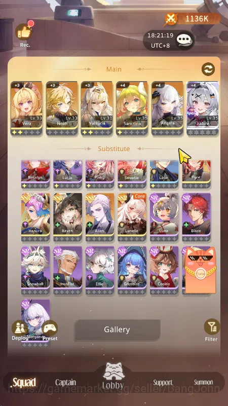 Seal of Fate: Mirage Accounts Server 22 Lvl 37 | UR judice | 10 SSR Vera, Noah,  image 2