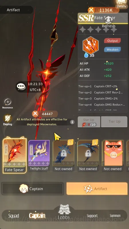 Seal of Fate: Mirage Accounts Server 22 Lvl 37 | UR judice | 10 SSR Vera, Noah,  image 3