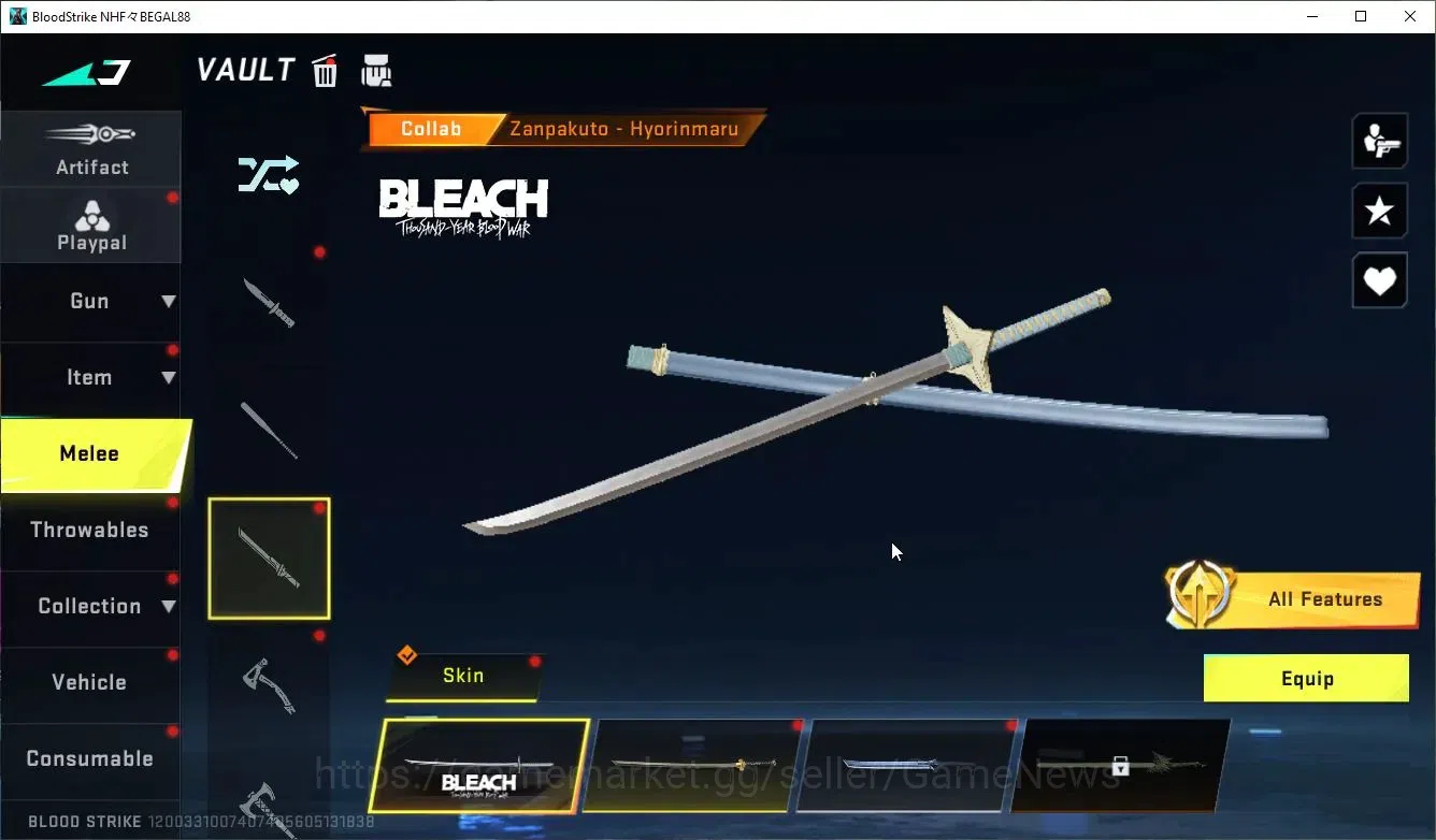Blood Strike Accounts ASIA|ETERNAL DeAgle,MELE BFKnife,Zenpakuto+Collab  image 19