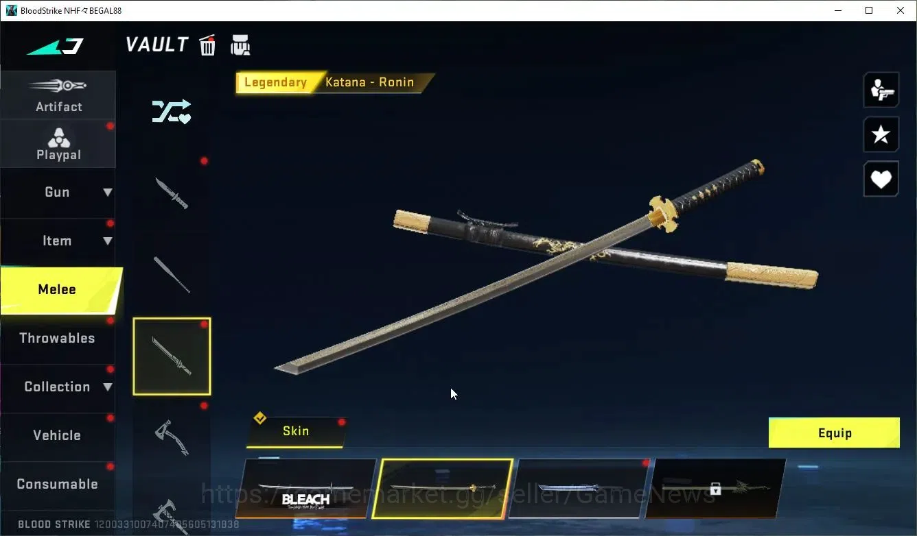 Blood Strike Accounts ASIA|ETERNAL DeAgle,MELE BFKnife,Zenpakuto+Collab  image 20