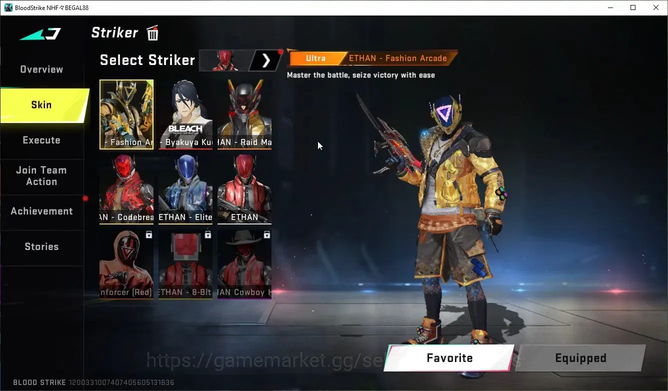 Blood Strike Accounts ASIA|ETERNAL DeAgle,MELE BFKnife,Zenpakuto+Collab  image 9