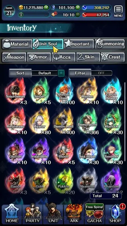 Last Cloudia Accounts GLOBAL|Rank 21|100k Crystal|Top Tier Unit (SM Sera image 13