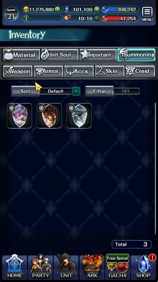 Last Cloudia Accounts GLOBAL|Rank 21|100k Crystal|Top Tier Unit (SM Sera image 14