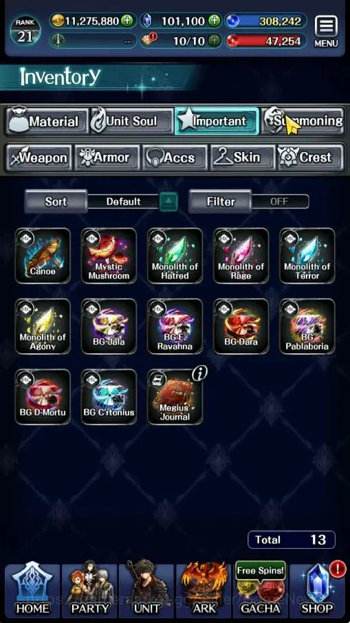 Last Cloudia Accounts GLOBAL|Rank 21|100k Crystal|Top Tier Unit (SM Sera image 16