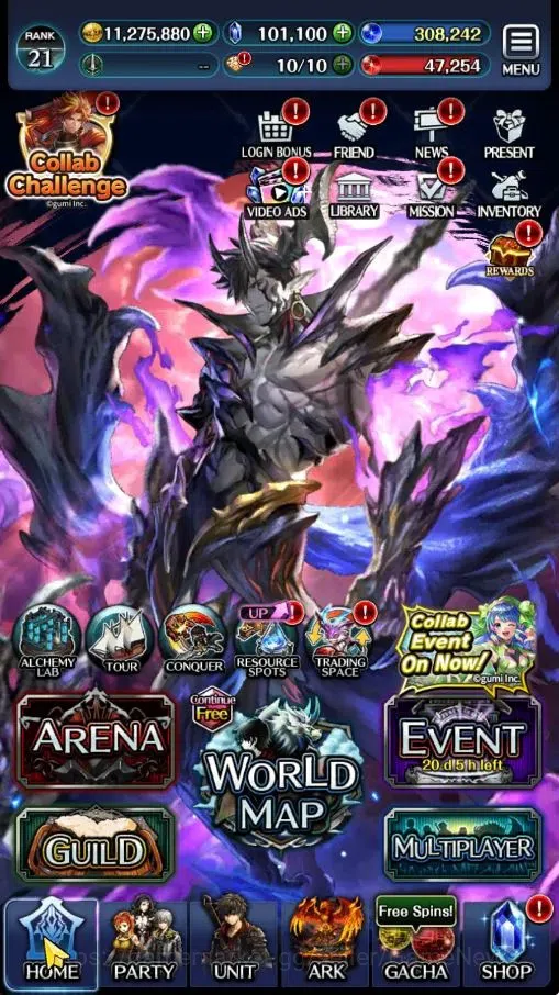 Last Cloudia Accounts GLOBAL|Rank 21|100k Crystal|Top Tier Unit (SM Sera image 9