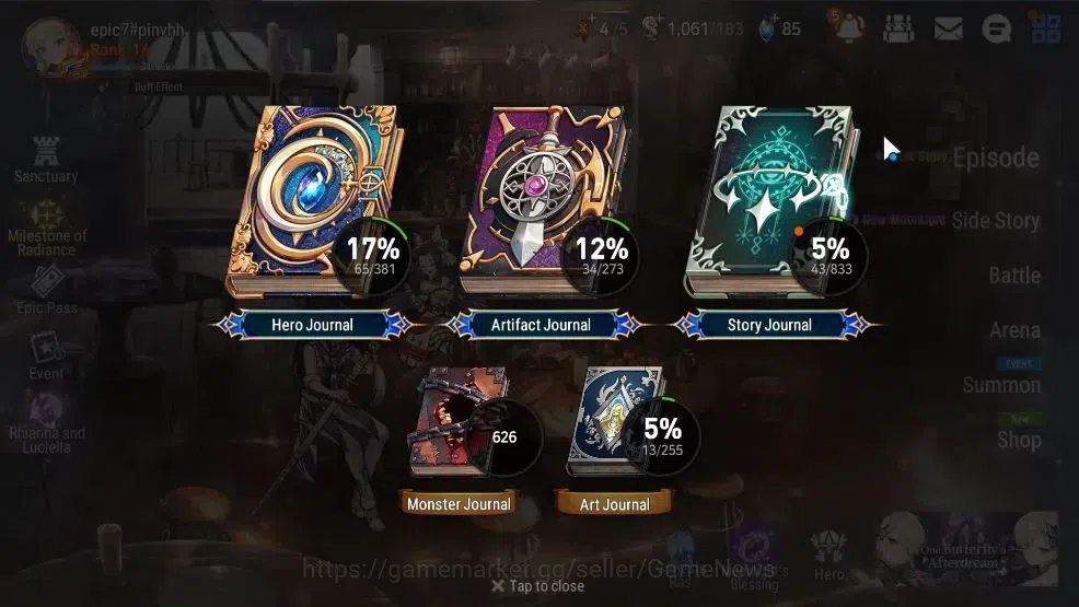 Epic Seven Accounts GLOBAL Unverif|New Era|2 ML(Rhiana&Luciel,Faithles image 3