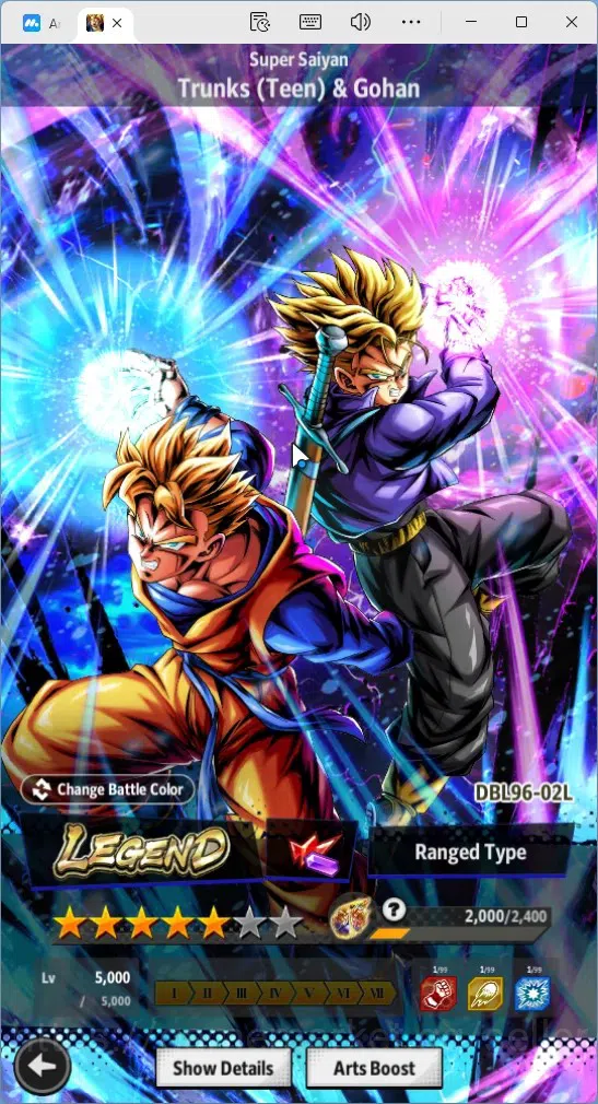 Dragon Ball Legends Accounts Global | Lvl 150|14.5M Total Power|202 CC|1 UL|3 L image 6