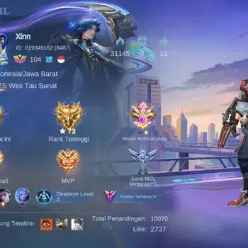 Mobile Legends: Bang Bang Accounts Collector Global|Skin 261|Renowned|Collector Natalia,Blazing Claude+Esmeralda,V.E.N.O.M