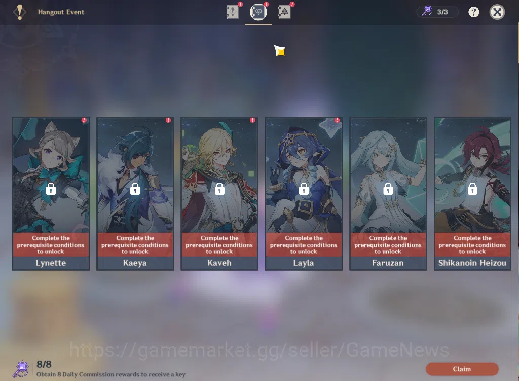 Genshin Impact Accounts ASIA|AR53|4Limited+31(*4Character)|Zibai,HuTao,Cit image 4