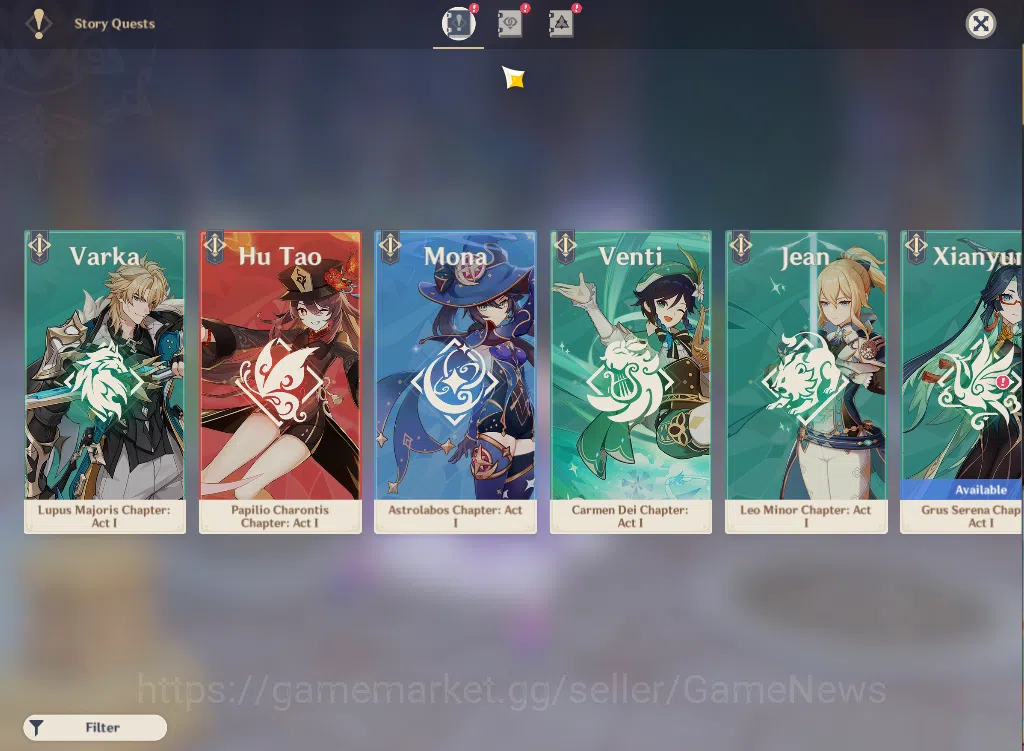 Genshin Impact Accounts ASIA|AR53|4Limited+31(*4Character)|Zibai,HuTao,Cit image 5