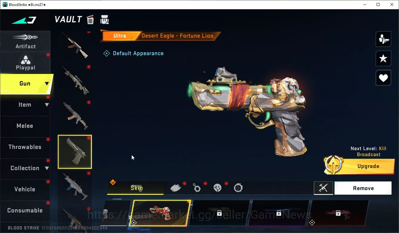 Blood Strike Accounts ASIA|11 ULTRA[Zero-Blood,Emma,M4A1,Origin12,Etc]|C image 13