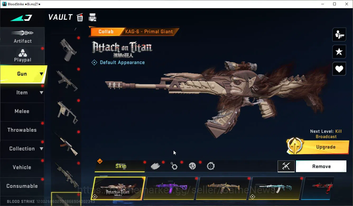 Blood Strike Accounts ASIA|11 ULTRA[Zero-Blood,Emma,M4A1,Origin12,Etc]|C image 14