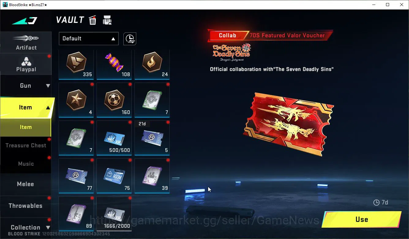 Blood Strike Accounts ASIA|11 ULTRA[Zero-Blood,Emma,M4A1,Origin12,Etc]|C image 5